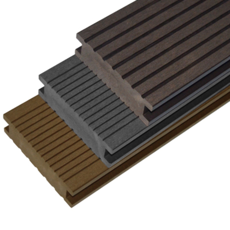 Устойчивая к ультрафиолетовому излучению твердая древесно-полимерная террасная доска для открытых площадок