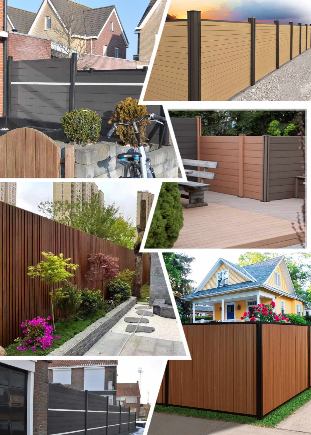 Соседи постоянно спрашивают меня: «Где ты купил этот садовый забор?» (Недорогое решение из ДПК).