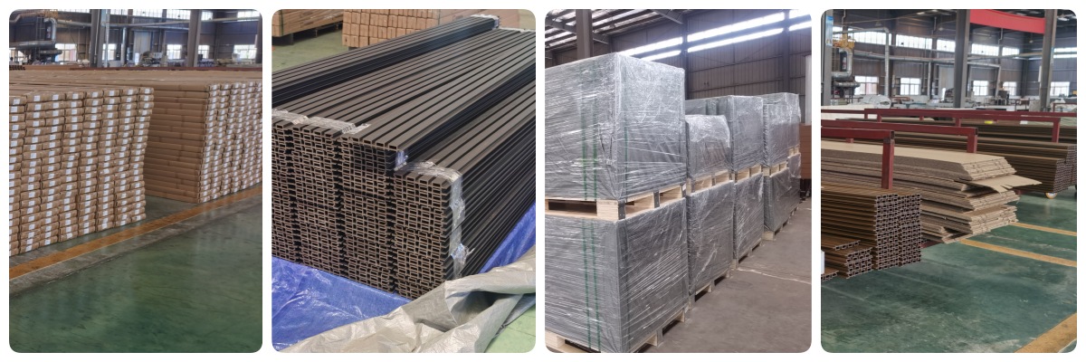 Eco-friendly co-extruded wpc decking floorig