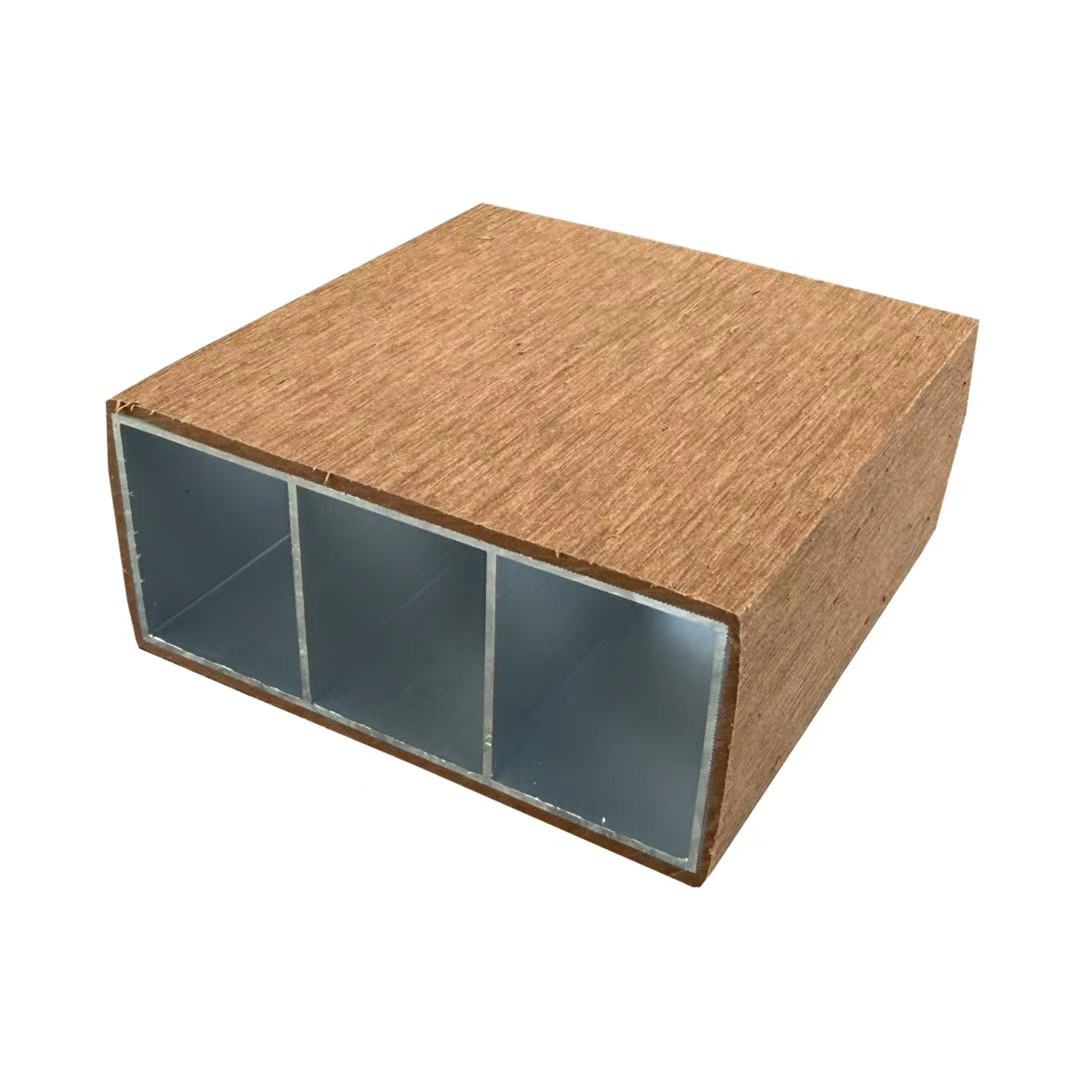 outdoor wpc column aluminum inner